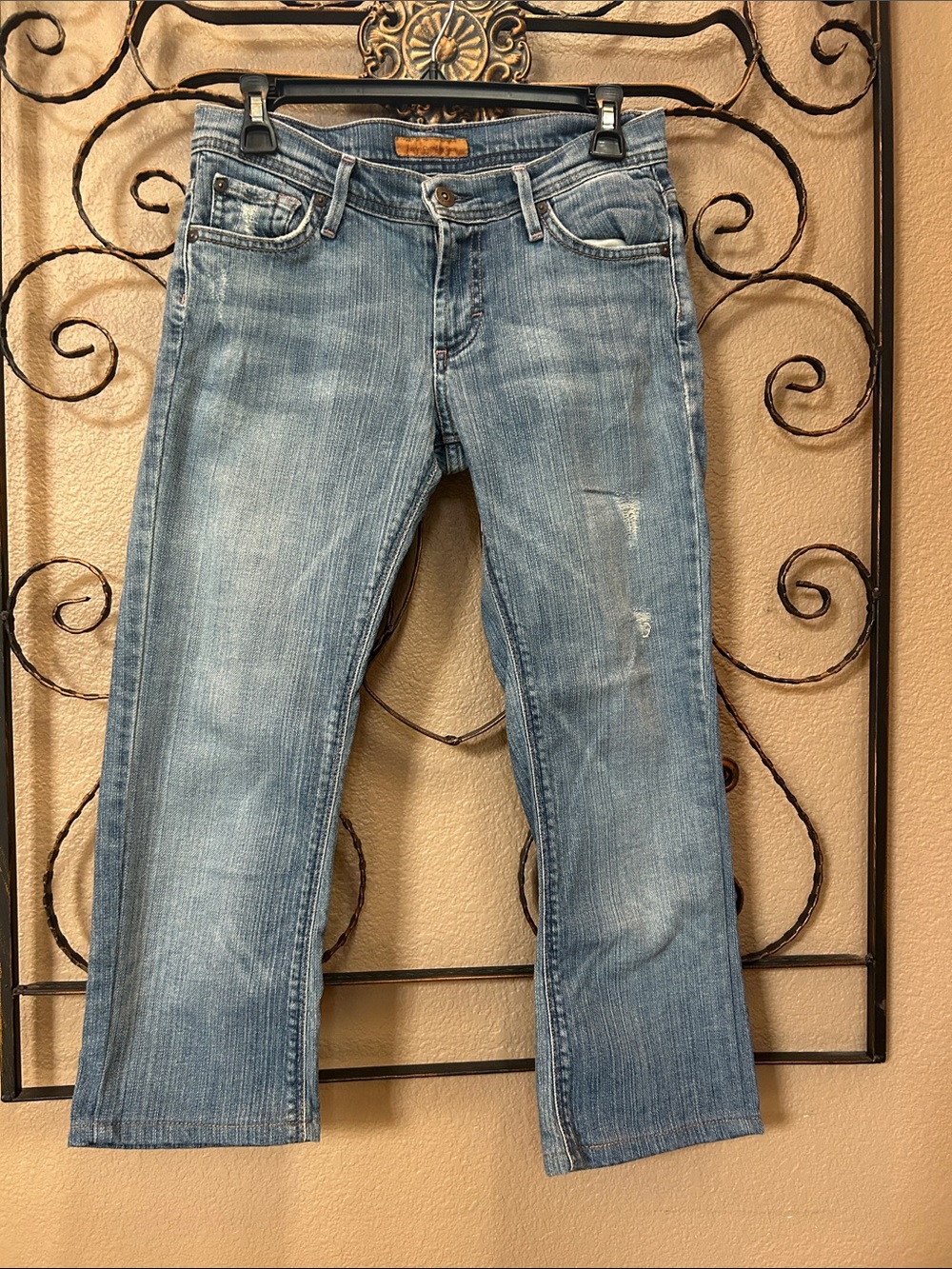 James Cured crop jeans